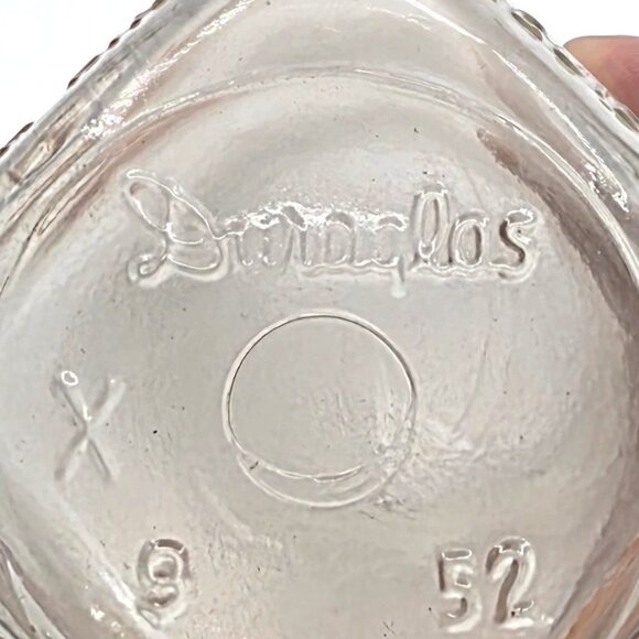 Vintage Thompson's Dairy Products Taste Tells USA Half Pint Milk Bottle Set of 2 - Picture 4 of 12